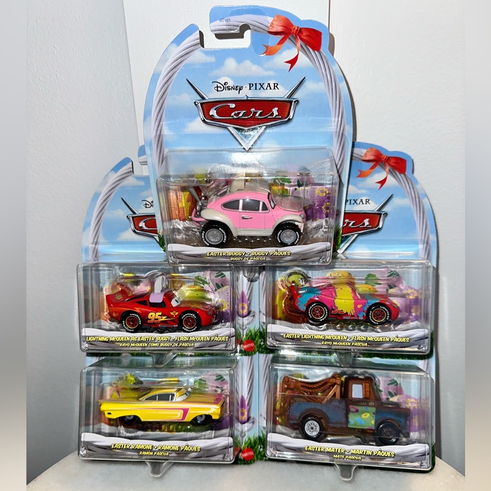 Disney Pixar Cars Assorted Die-Cast Vehicles - Pink, Red, Yellow, Blue, Brown